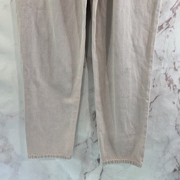 Madewell Jeans Womens 30 Pink High Rise Straight Mom Overdyed Lilac - Picture 9 of 14